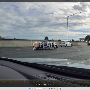 6JPD972 CA License Plate
